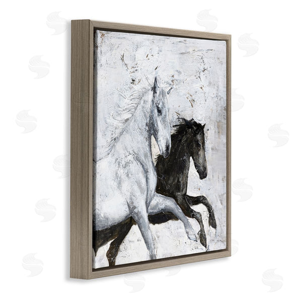 Stupell Industries Design Fabrikken | Wild Horses Racing Abstraction