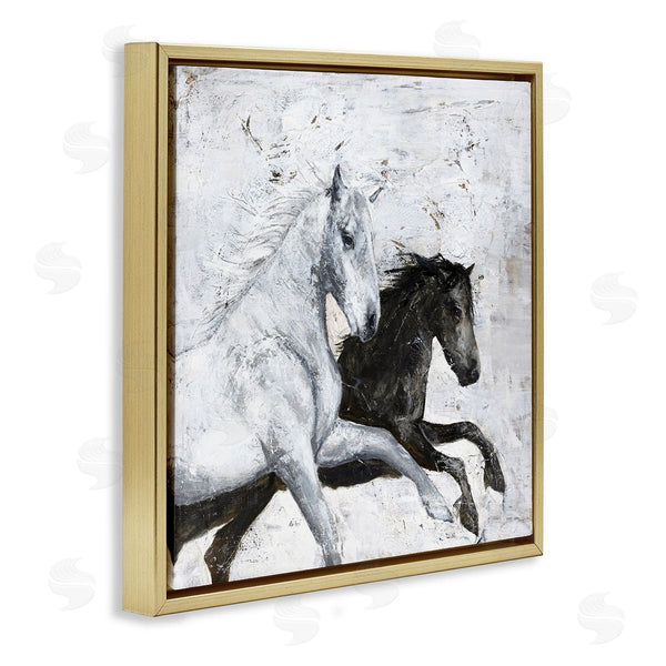 Stupell Industries Design Fabrikken | Wild Horses Racing Abstraction