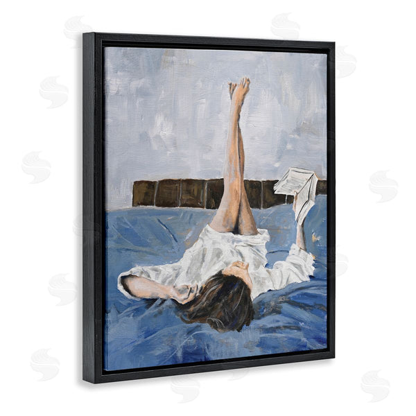 Stupell Industries Design Fabrikken | Woman Reading Book Wall Art