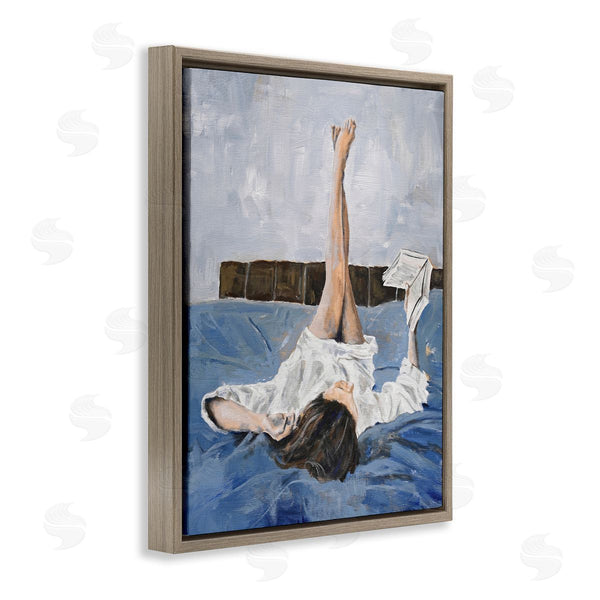 Stupell Industries Design Fabrikken | Woman Reading Book Wall Art