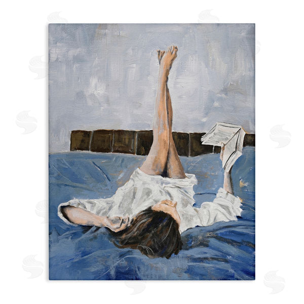 stupell industries Design Fabrikken | Woman Reading Book Wall Art