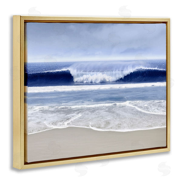 Stupell Industries Devon Davis | Beach Cresting Wave Photograph