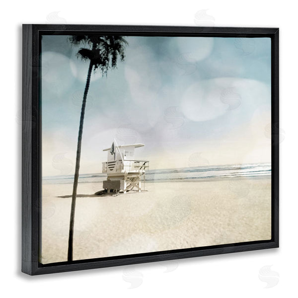 Stupell Industries Devon Davis | Empty Beach Coast Lifeguard Stand