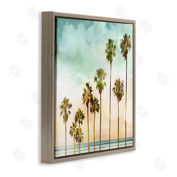 Stupell Industries Devon Davis | Tropical Beach Palm Trees