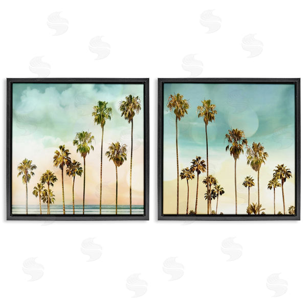Stupell Industries Devon Davis | Tropical Palms Increasing Heights Wall Art