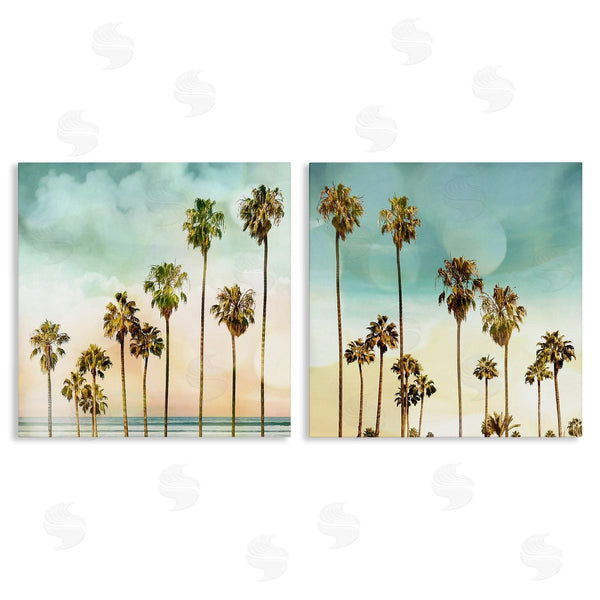 stupell industries Devon Davis | Tropical Palms Increasing Heights Wall Art