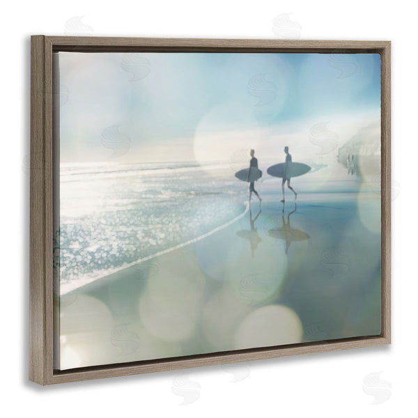 Stupell Industries Devon Davis | Wet Sand Sea Surf Sport Fleeting Bokeh Effect Wall Art