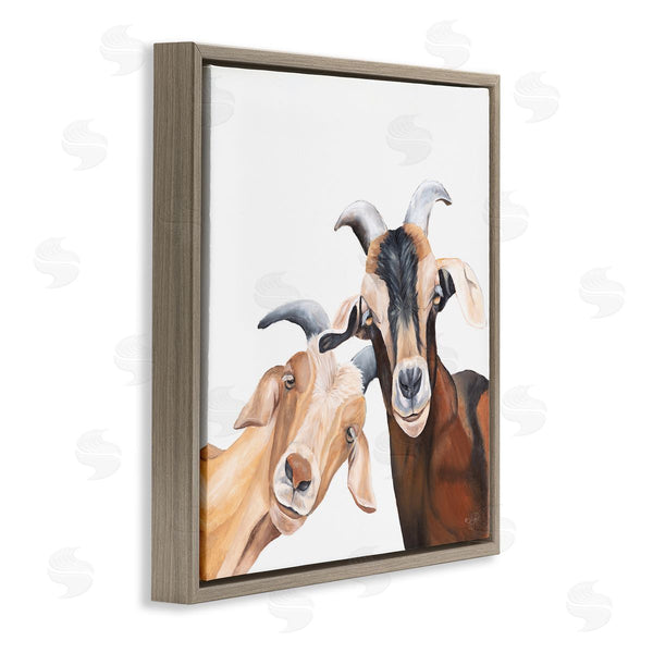 Stupell Industries Diane Fifer | Happy Goat Smiling Animals