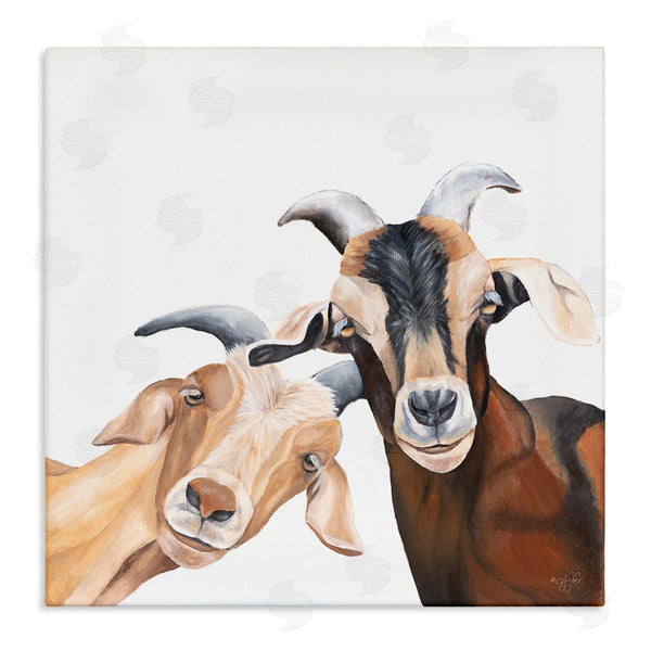 stupell industries Diane Fifer | Happy Goat Smiling Animals