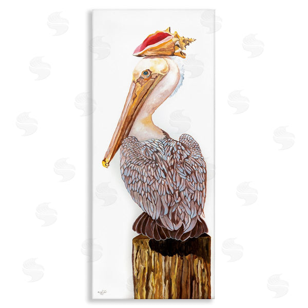 stupell industries Diane Fifer | Nautical Pelican with Sea Shell Wall Art