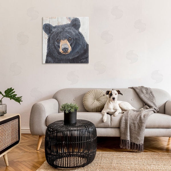 Stupell Industries Diane Fifer | Rustic Black Bear Wall Art
