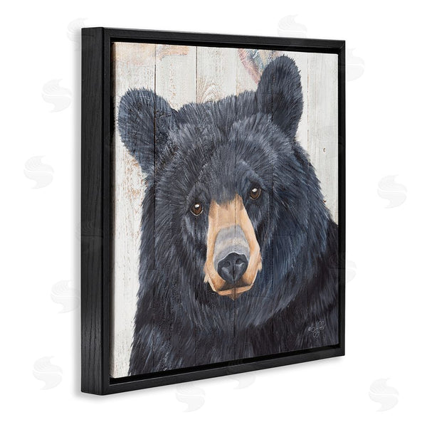 Stupell Industries Diane Fifer | Rustic Black Bear Wall Art