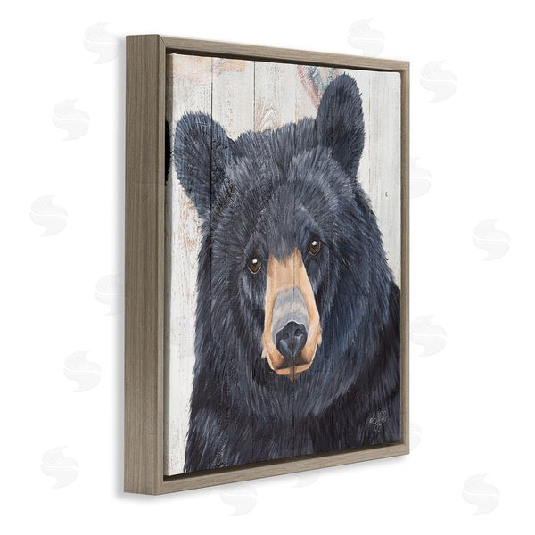Stupell Industries Diane Fifer | Rustic Black Bear Wall Art