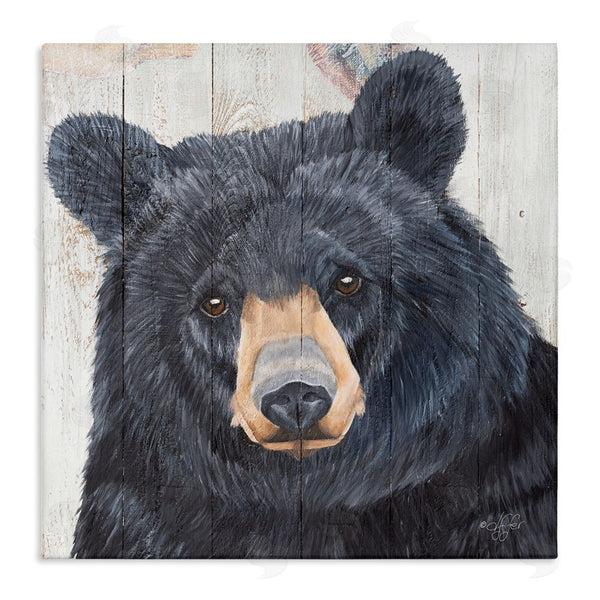 stupell industries Diane Fifer | Rustic Black Bear Wall Art