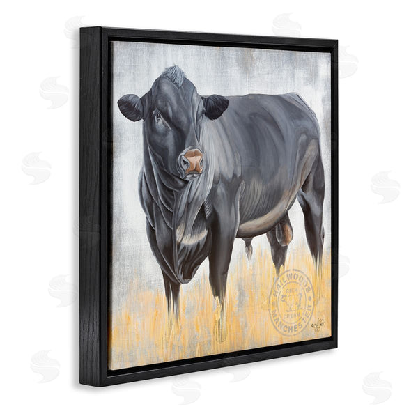 Stupell Industries Diane Fifer | Stoic Cattle Farm Portrait Wall Art