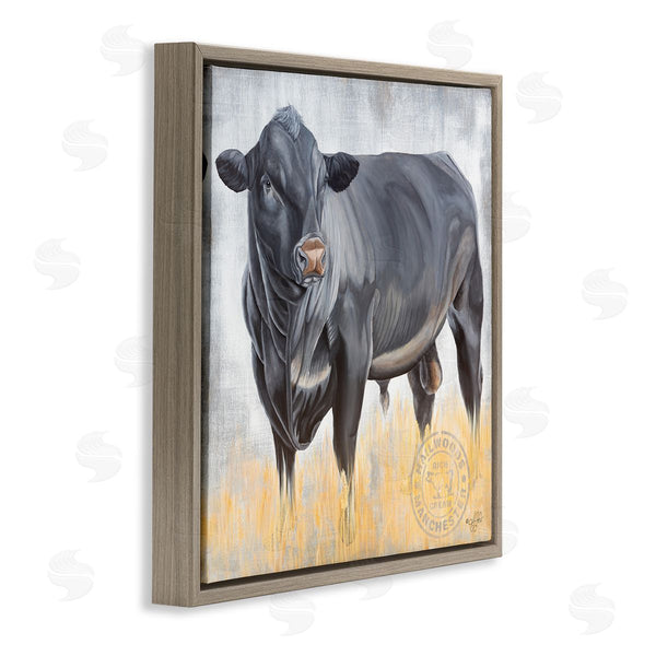 Stupell Industries Diane Fifer | Stoic Cattle Farm Portrait Wall Art