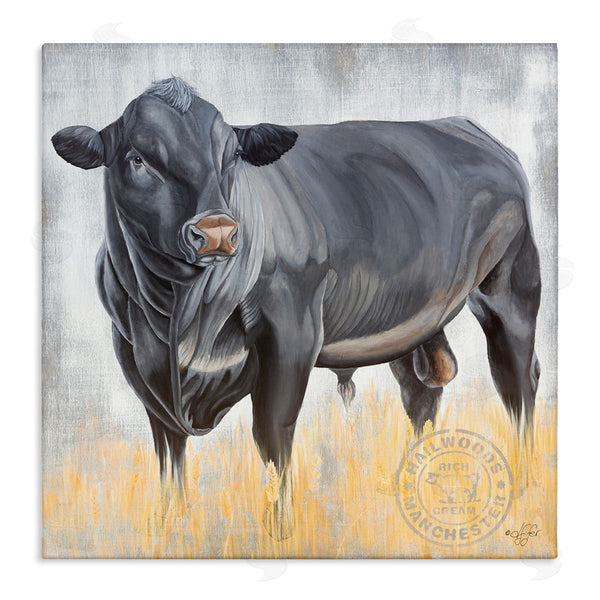 stupell industries Diane Fifer | Stoic Cattle Farm Portrait Wall Art