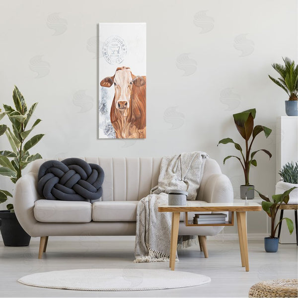Stupell Industries Diane Fifer | Vintage Fresh Cream Farm Cow Wall Art