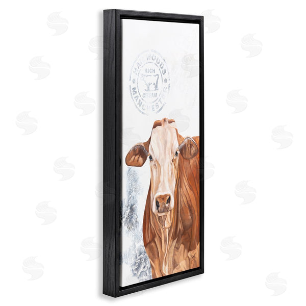 Stupell Industries Diane Fifer | Vintage Fresh Cream Farm Cow Wall Art