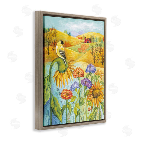Stupell Industries Diane Kater | Bird Perched At Farm Wall Art
