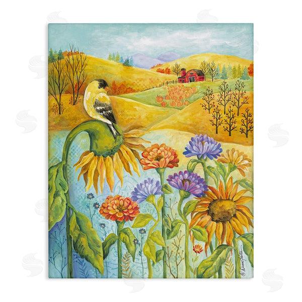 stupell industries Diane Kater | Bird Perched at Farm Wall Art