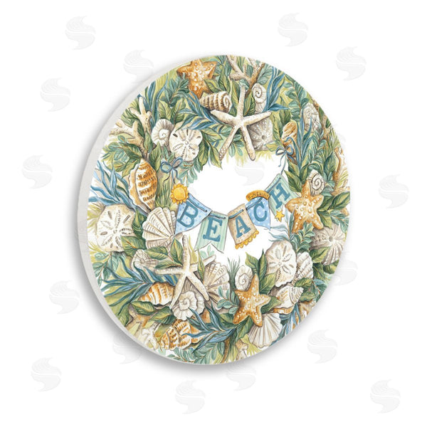 stupell industries Diane Kater | Faux Beach Seashell Wreathe Wall Art