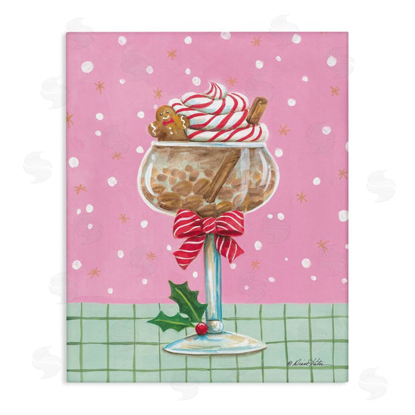 stupell industries Diane Kater | Festive Gingerbread Cocktail Wall Art