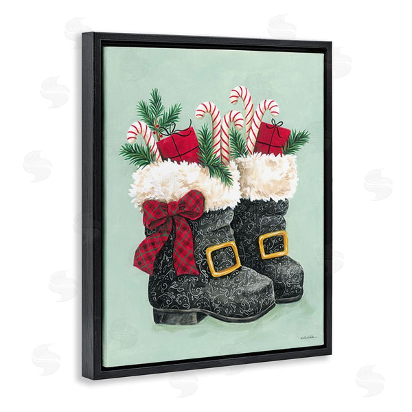 Stupell Industries Diane Kater | Festive Holiday Boots Wall Art