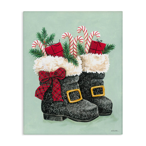 stupell industries Diane Kater | Festive Holiday Boots Wall Art