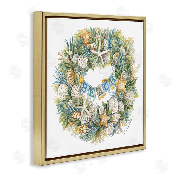 Stupell Industries Diane Kater | Holiday Beach Seashell Wreath