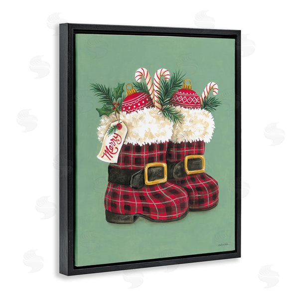 Stupell Industries Diane Kater | Holiday Merry Boots Wall Art