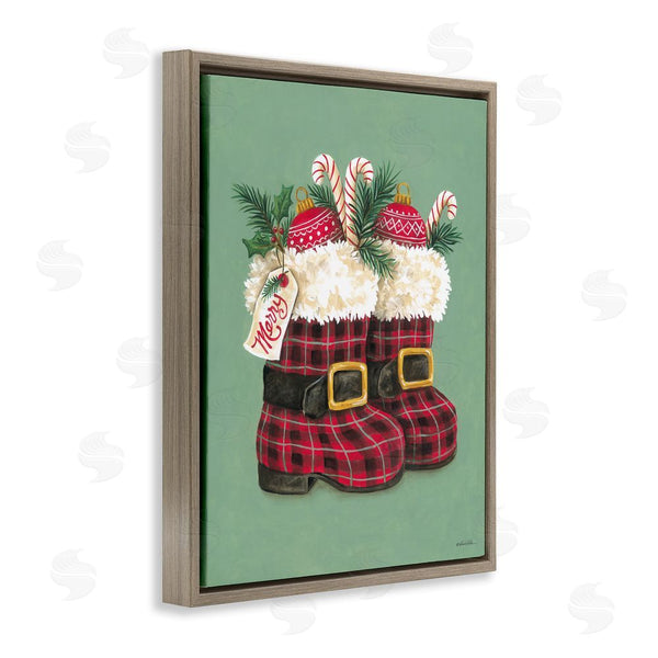 Stupell Industries Diane Kater | Holiday Merry Boots Wall Art
