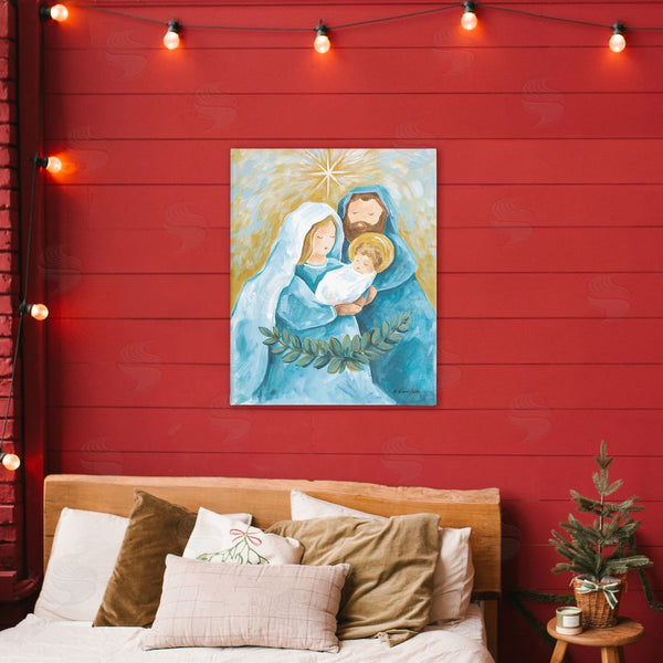Stupell Industries Diane Kater | Holy Nativity Trio With Garland Wall Art