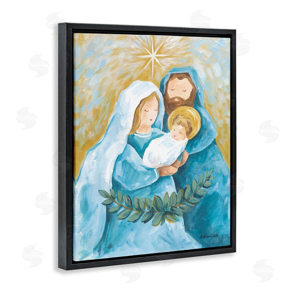 Stupell Industries Diane Kater | Holy Nativity Trio With Garland Wall Art