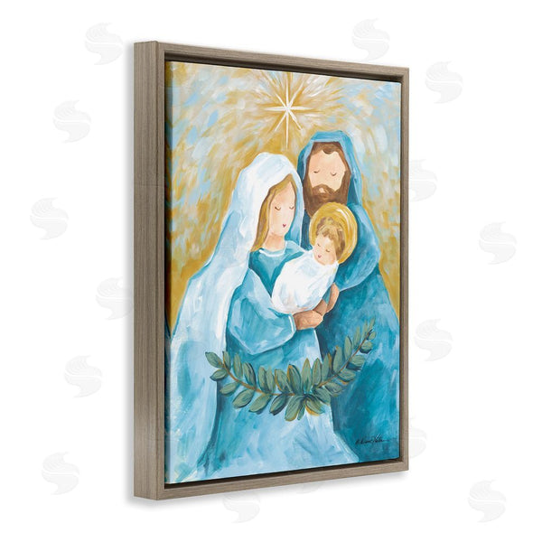 Stupell Industries Diane Kater | Holy Nativity Trio With Garland Wall Art