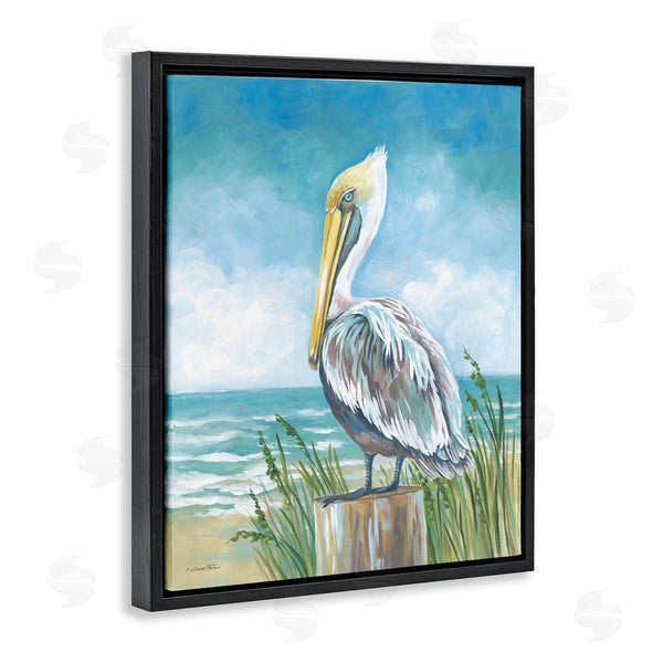 Stupell Industries Diane Kater | Pelican Perched Near Shore