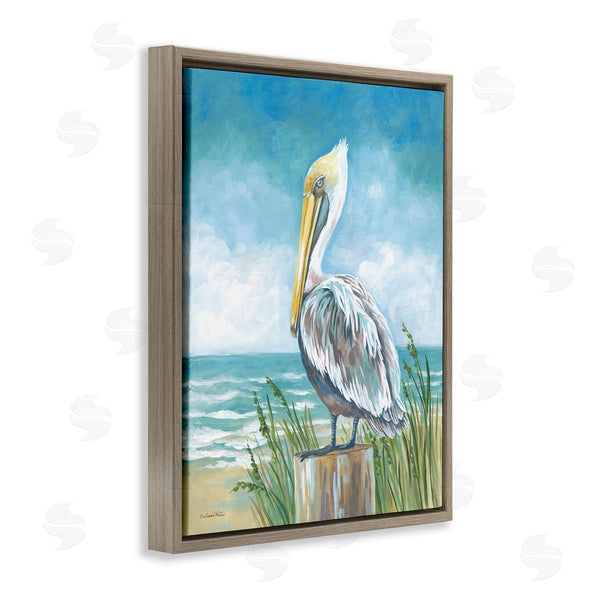 Stupell Industries Diane Kater | Pelican Perched Near Shore
