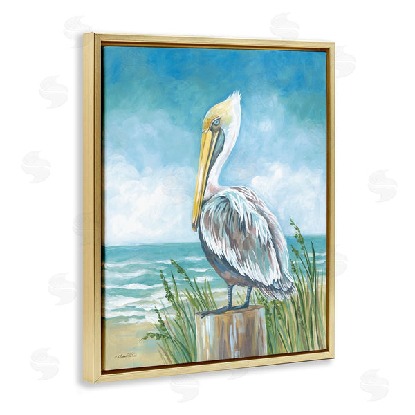 Stupell Industries Diane Kater | Pelican Perched Near Shore