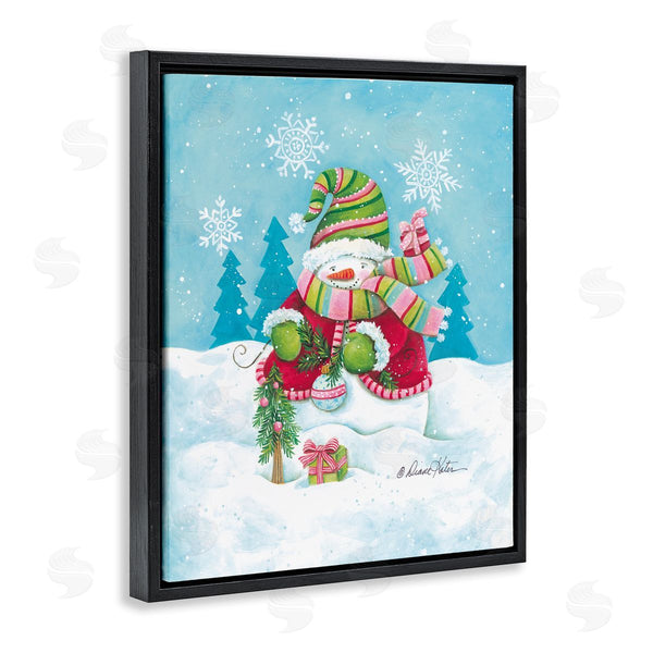 Stupell Industries Diane Kater | Traditional Festive Snowman
