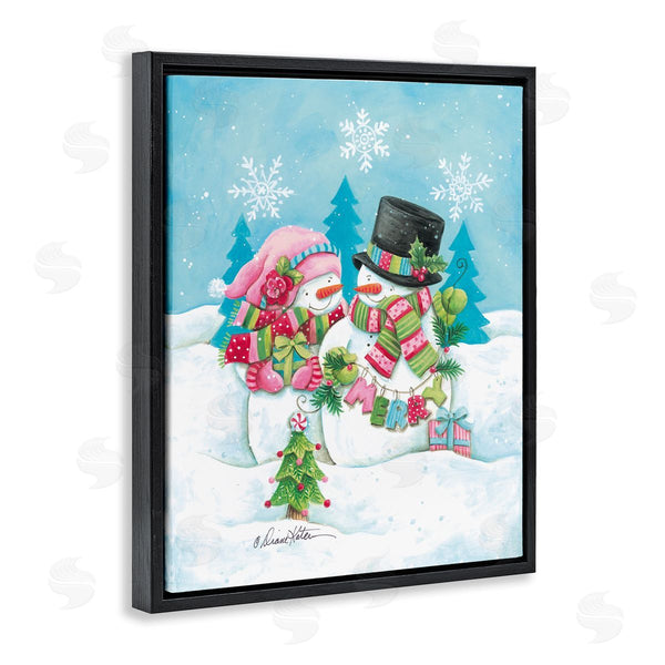 Stupell Industries Diane Kater | Vintage Festive Snowmen