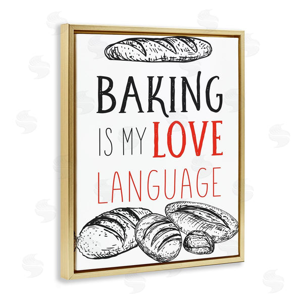 Stupell Industries Diane Labombarbe | Baking My Love Language