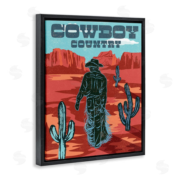 Stupell Industries Diane Labombarbe | Cowboy Country Vintage Scene