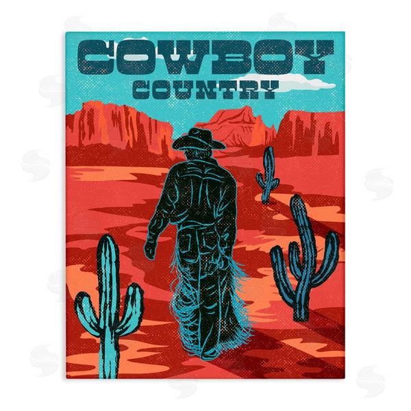 stupell industries Diane Labombarbe | Cowboy Country Vintage Scene
