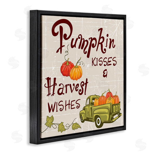 Stupell Industries Diane Labombarbe | Farmhouse Pumpkin Kisses Wall Art