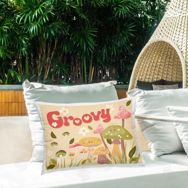 Stupell Industries Diane Labombarbe | Groovy Botanical Mushrooms