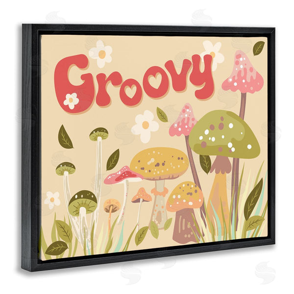 Stupell Industries Diane Labombarbe | Groovy Botanical Mushrooms