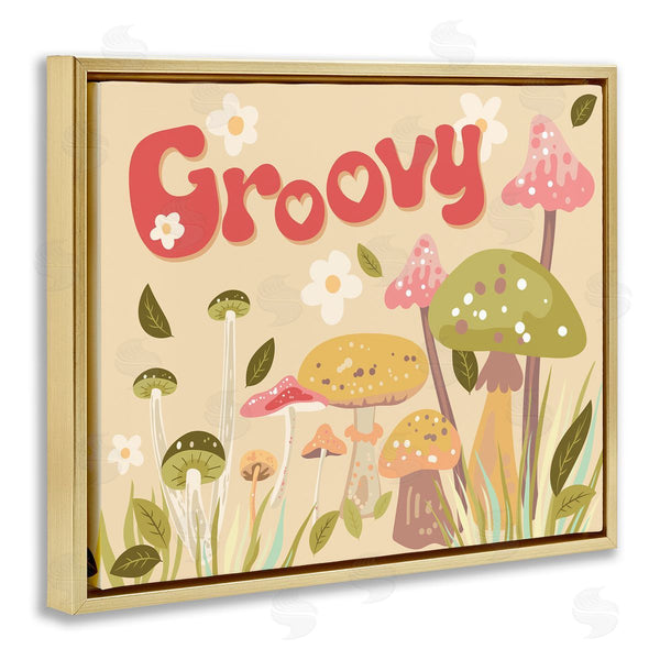Stupell Industries Diane Labombarbe | Groovy Botanical Mushrooms