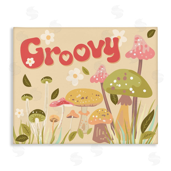 stupell industries Diane Labombarbe | Groovy Botanical Mushrooms