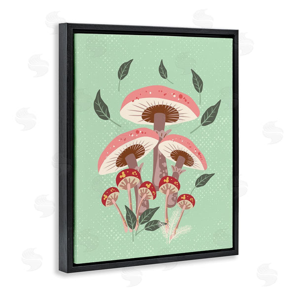 Stupell Industries Diane Labombarbe | Mushrooms And Falling Leaves