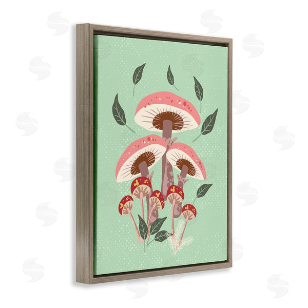 Stupell Industries Diane Labombarbe | Mushrooms And Falling Leaves